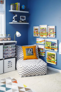 basic cubby set with smart storage add-ons.