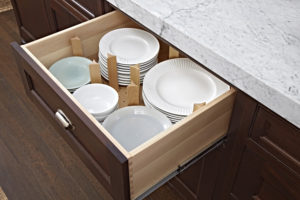 extra deep drawer with peg organizers