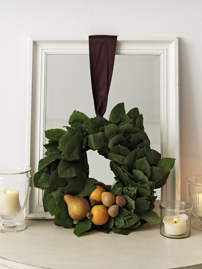 Craft a fruity wreath.