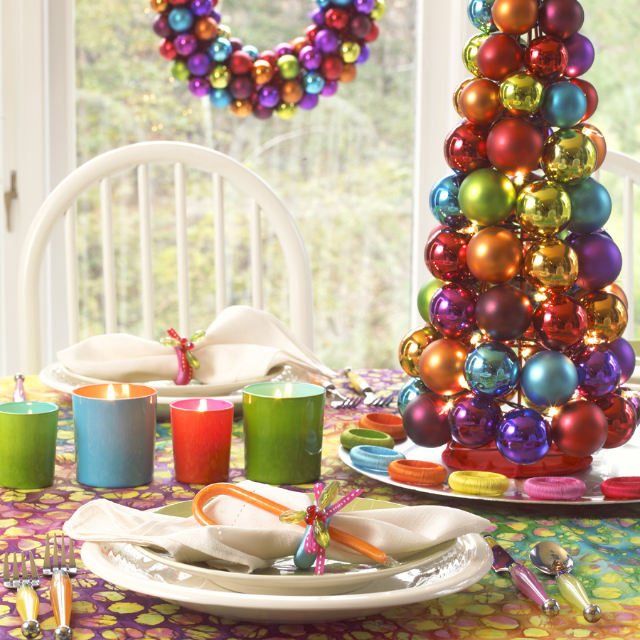 Multicolor festive Christmas scheme