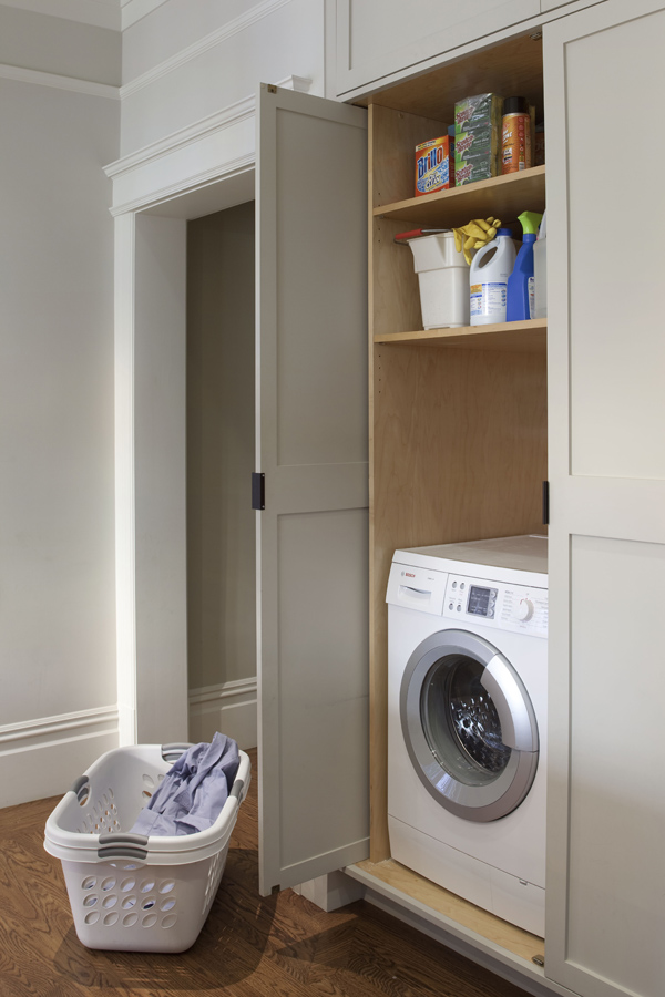 Integrate your laundry in the kitchen